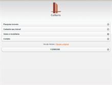 Tablet Screenshot of celleris.com.br